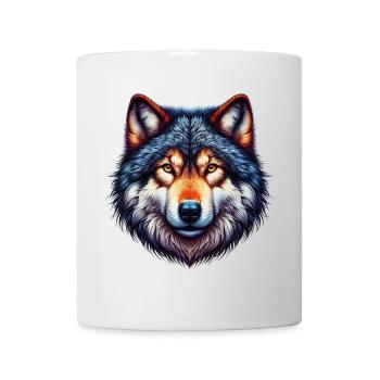 Loup - Mug blanc - blanc - Devant