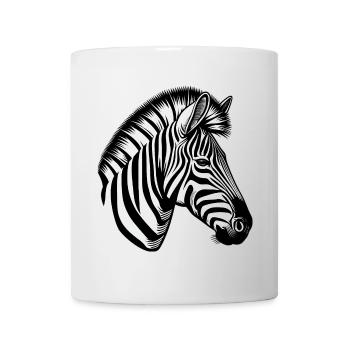 Zebra - Tasse - Weiß - Vorne