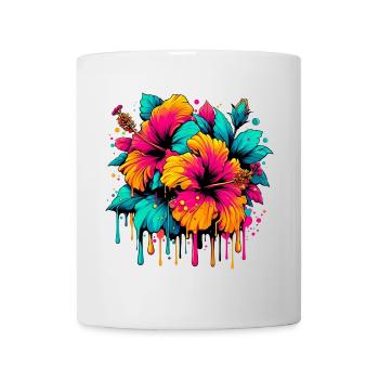Hibiscus Flowers - Mug - white - Front