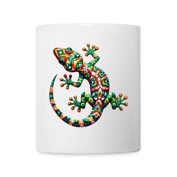 Gecko - Tasse - Weiß - Vorne