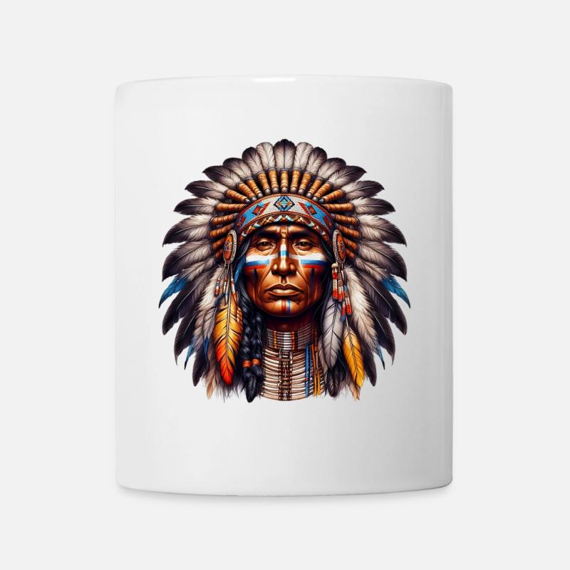 American Indian American - Mug - white