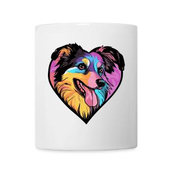 Samoyed Dog Heart Dog Love - Mug - white - Front