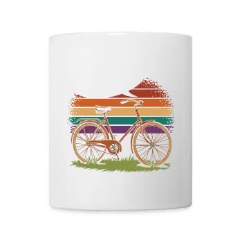 Firmenfahrrad-Enthusiast Vintage-Design - Tasse - Weiß - Vorne