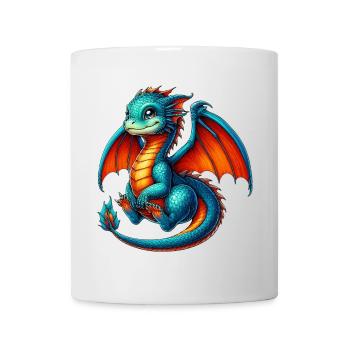 Dragon - Mug blanc - blanc - Devant