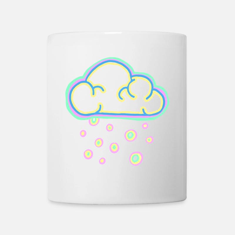 Pastellwolke und Schnee - Tasse - Weiß