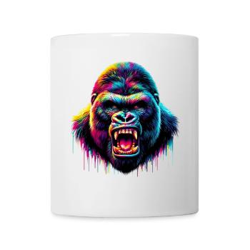 Gorille - Mug blanc - blanc - Devant