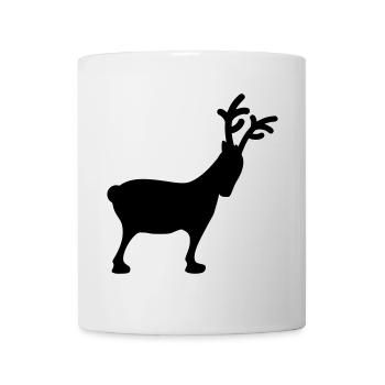 Rentier Xmas5 - Tasse - Weiß - Vorne