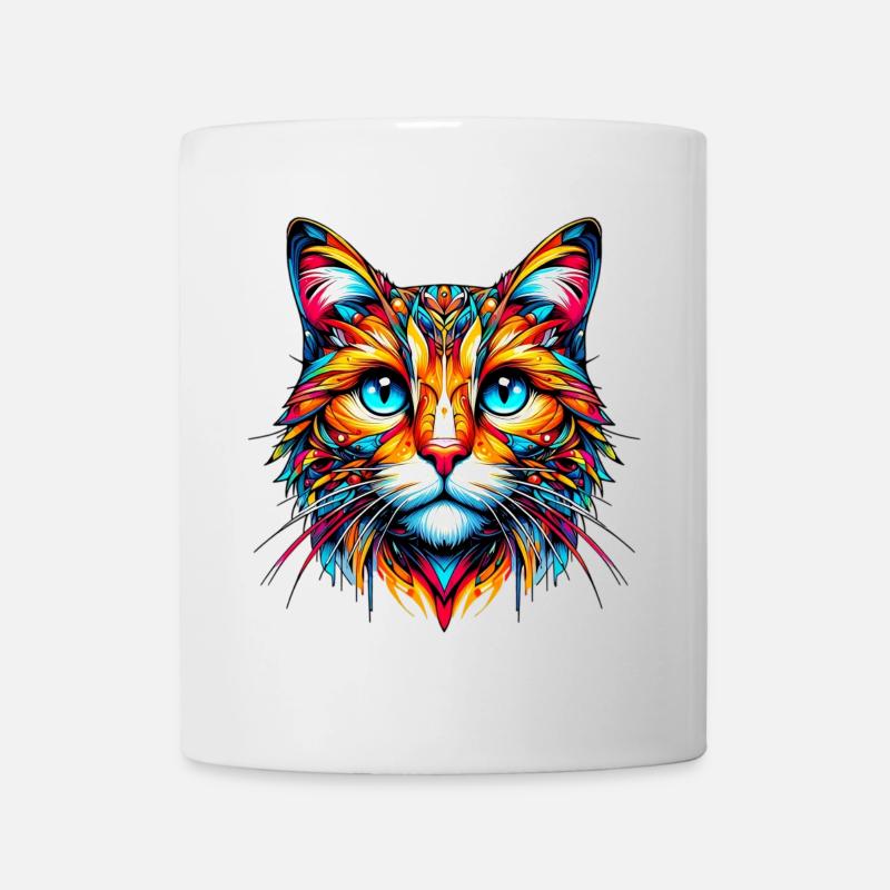 Katze - Tasse - Weiß