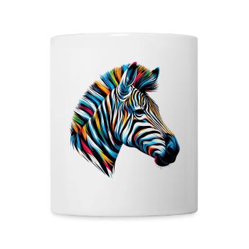 Zebra - Tasse - Weiß - Vorne