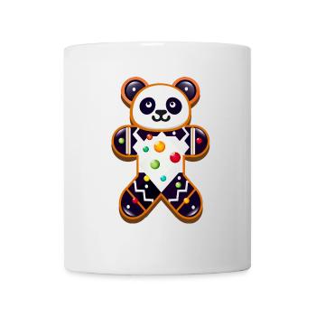 Gingerbread Panda – Festive Panda for Christmas - Mug - white - Front