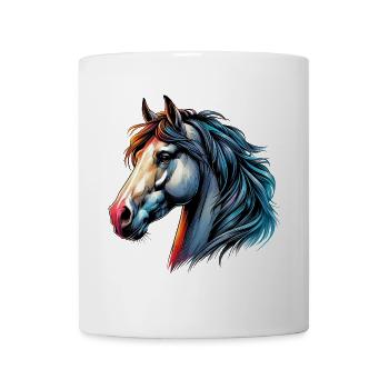 Cheval - Mug blanc - blanc - Devant