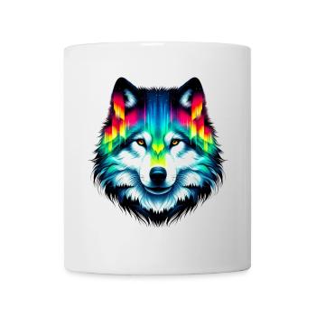 Loup - Mug blanc - blanc - Devant