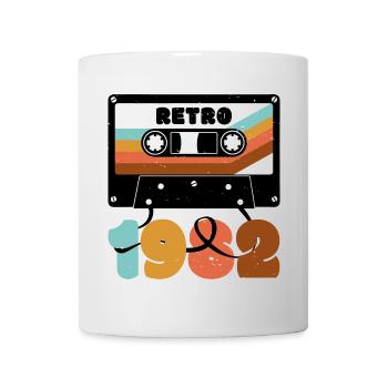 Retro 1980s Boho Cassette T-Shirt Design - Mug - white - Front