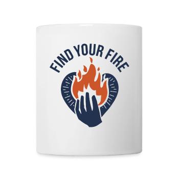 Find Your Fire Flame - Mug - white - Front