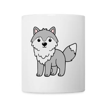 Wolf Wölfe - Tasse - Weiß - Vorne