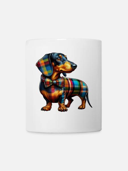 Dachshund - Tasse - Weiß