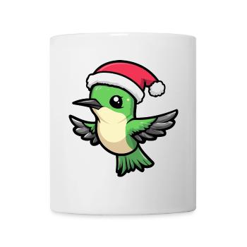 Kolibri Vogel Weihnachten Niedlich - Tasse - Weiß - Vorne