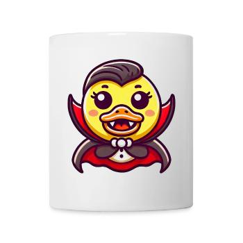 Halloween Duck Vampire Funny Creepy Cute - Mug - white - Front