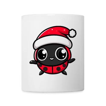 Ladybug Christmas Cute - Mug - white - Front
