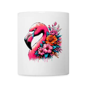 Flamant - Mug blanc - blanc - Devant