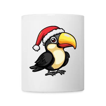 Tukan Vogel Weihnachten Niedlich - Tasse - Weiß - Vorne
