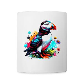 Papageitaucher - Tasse - Weiß - Vorne