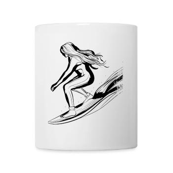 Surfer Girl - Mug - white - Front