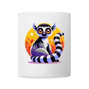 Lémurien - Mug blanc - blanc - Devant