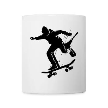 Skateboarder - Tasse - Weiß - Vorne