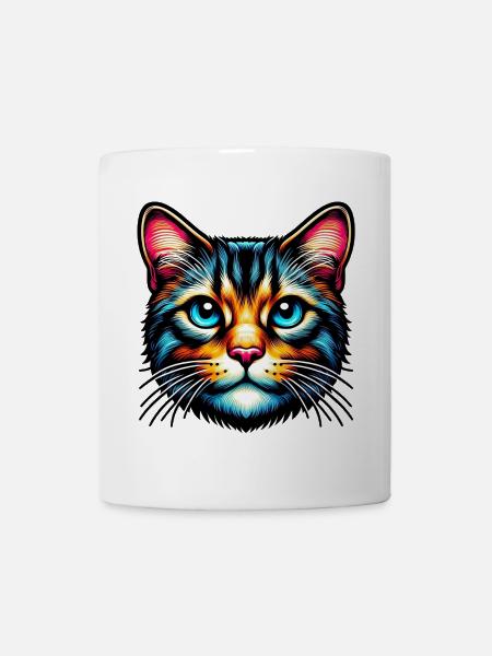 Katze - Tasse - Weiß