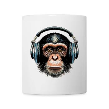 Singe - Mug blanc - blanc - Devant