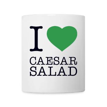 I LOVE CAESAR SALAD - Mug - white - Front