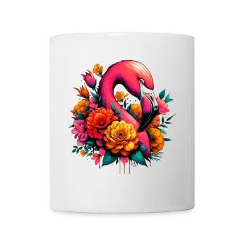 Flamant - Mug blanc - blanc - Devant