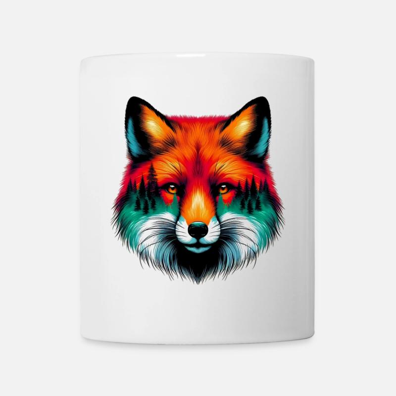 Fuchs - Tasse - Weiß