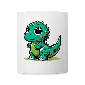 Dinosaurier - Tasse - Weiß - Vorne