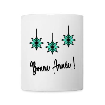 HAPPY NEW YEAR. NEW YEAR'S EVE. NEW YEAR - Mug - white - Front