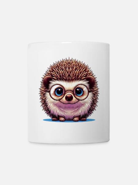 Igel - Tasse - Weiß