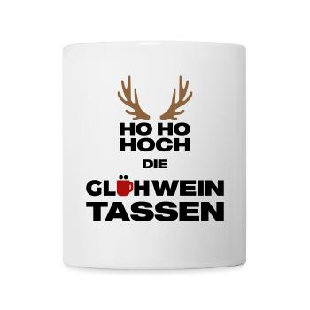Hoch die Glühweintassen - Tasse - Weiß - Vorne