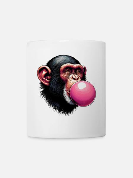 Singe - Mug blanc - blanc