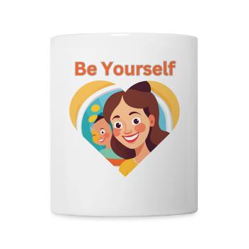 Be Yourself - Trust, Self-Love & Strength - Mug - white - Front
