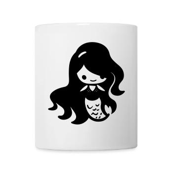 Meerjungfrau - Tasse - Weiß - Vorne
