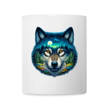 Wolf - Tasse - Weiß - Vorne