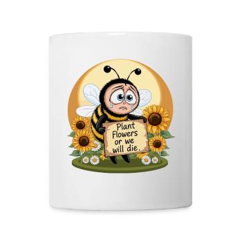 Bienen Retten - Tasse - Weiß - Vorne