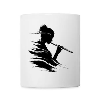 Flûtiste - Mug blanc - blanc - Devant