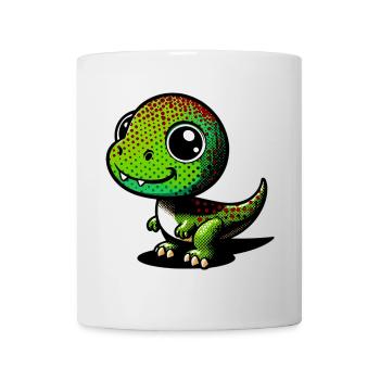 Dinosaurier - Tasse - Weiß - Vorne