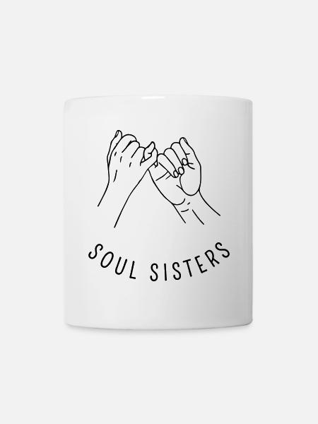 Soul Sisters - Für echte Freundschaft - Tasse - Weiß