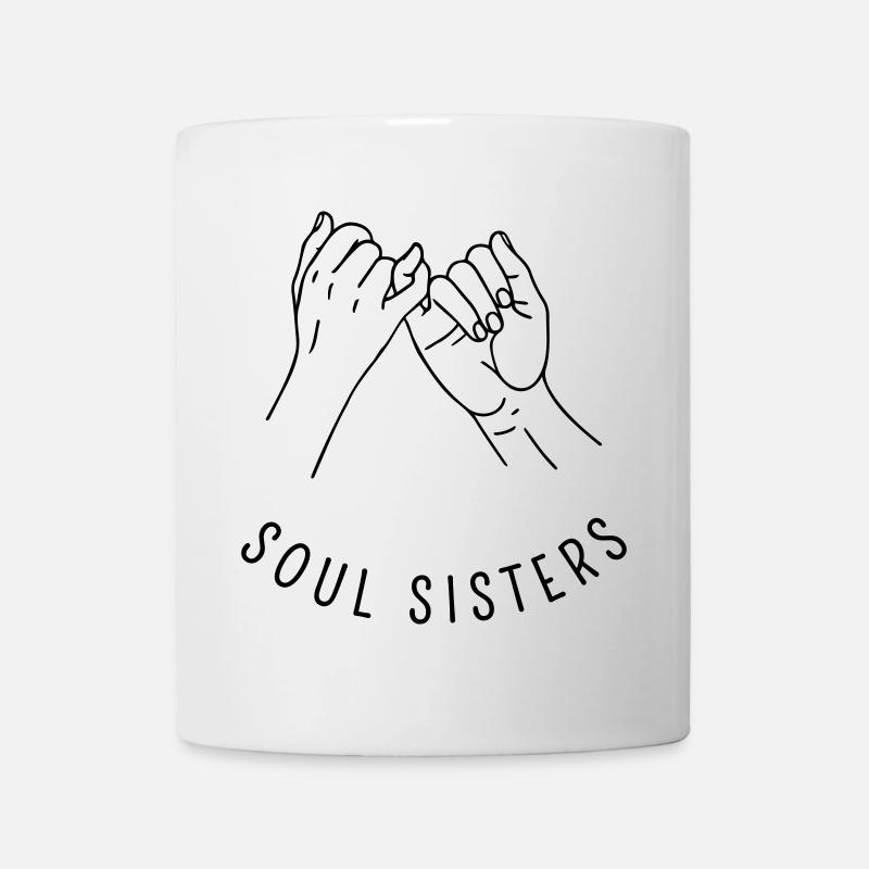Soul Sisters - Für echte Freundschaft - Tasse - Weiß