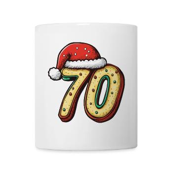 70 Number Christmas Cookie - Mug - white - Front
