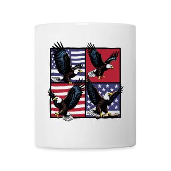 Weißkopfseeadler - Tasse - Weiß - Vorne