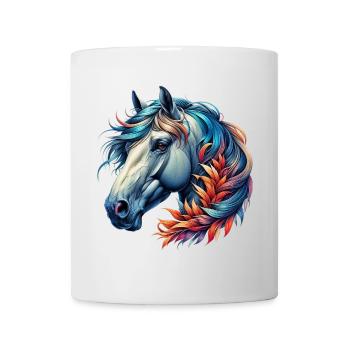 Cheval - Mug blanc - blanc - Devant